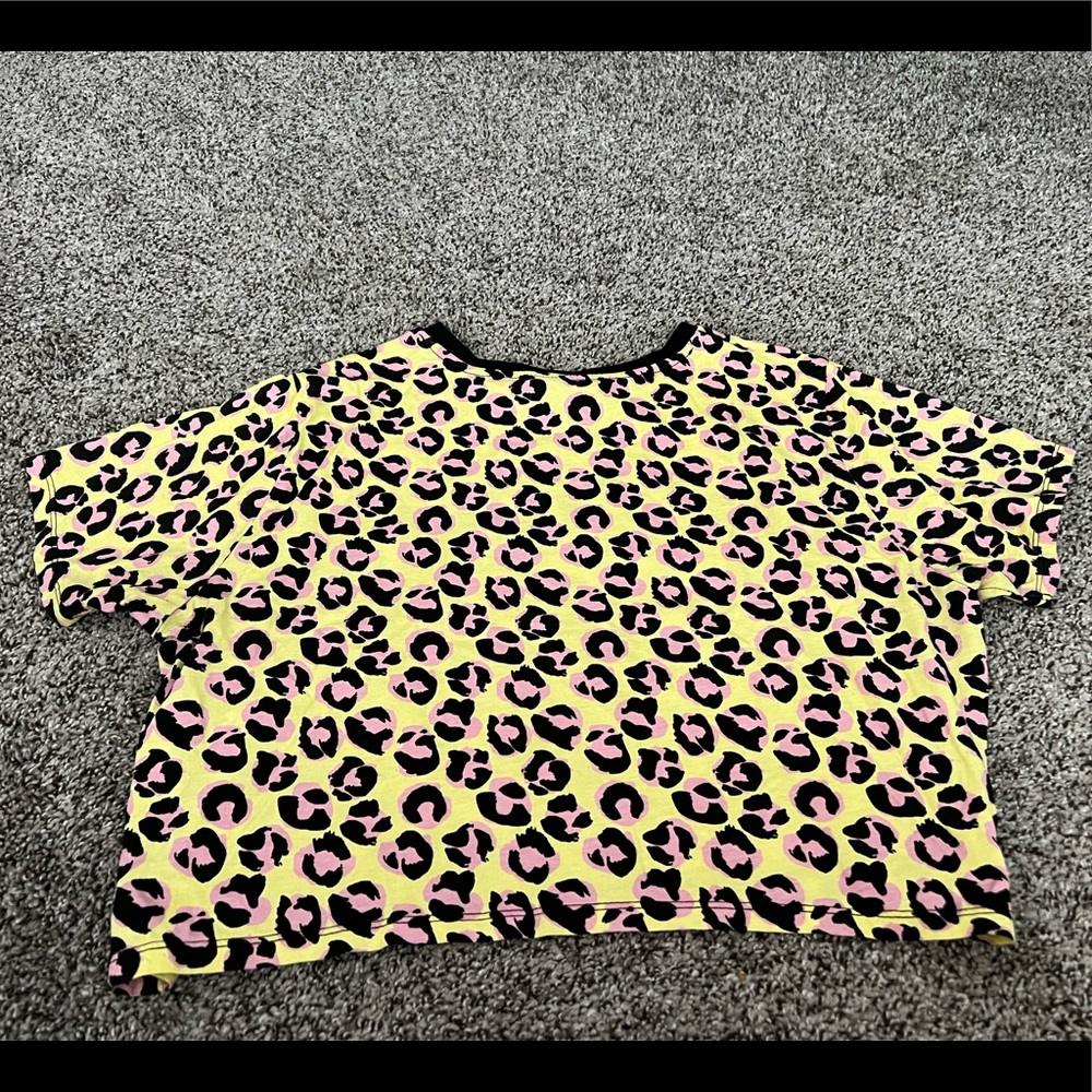 ASOS printed crop tee